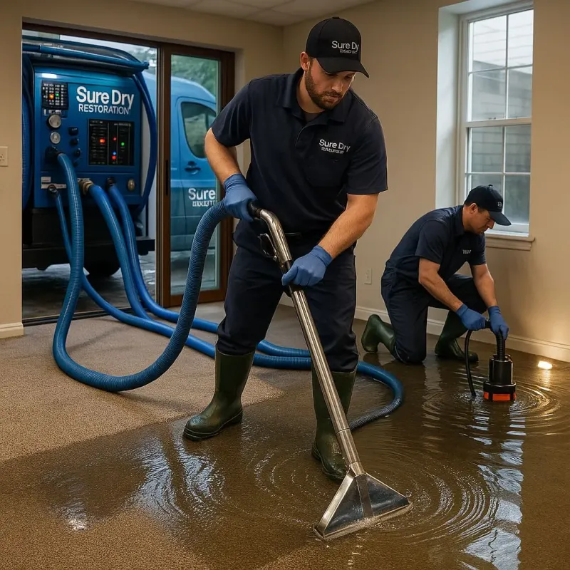 Water Extraction and Removal process in Escanaba, MI